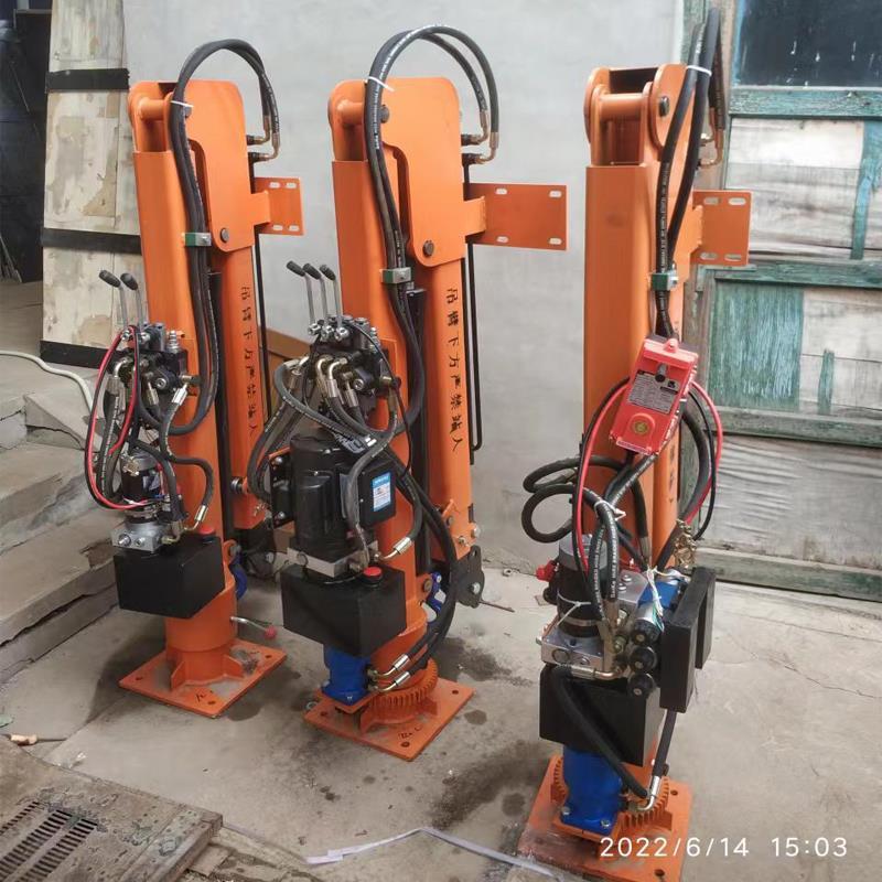 南岳区重汽蓝牌随车吊 3.2吨 国六动力强 液压驱动 农用自卸起重机